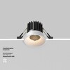 Миниатюра фото встраиваемый светодиодный светильник maytoni round dl058-7w4k-w | 220svet.ru